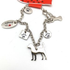 Puppy Love Charm Bracelet Animal  Beagle Charm Friend Love My Remembrance